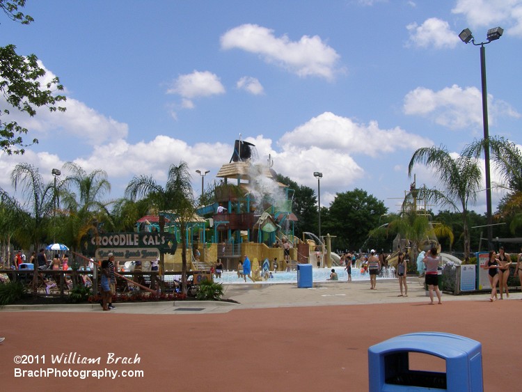 Back in the early 1990's, Cal Ripken Jr. was the spokesman for the park when it was known as Adventure World.  This water play area was named for Cal Ripken.