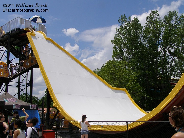 This slide *WAS* known as Tony Hawk's Half Pipe until the 2011 season when it was renamed to simply "The Halfpipe."