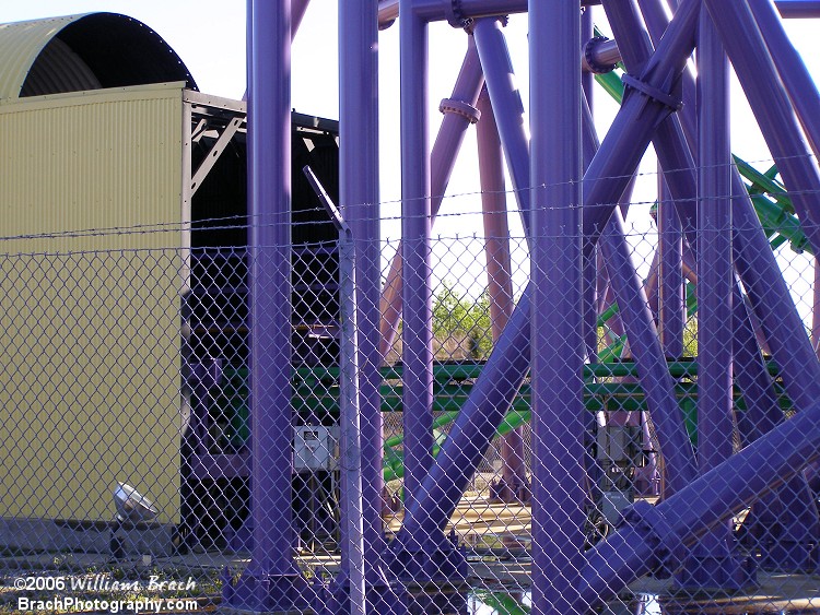 End of the launch tunnel of Joker's Jinx.