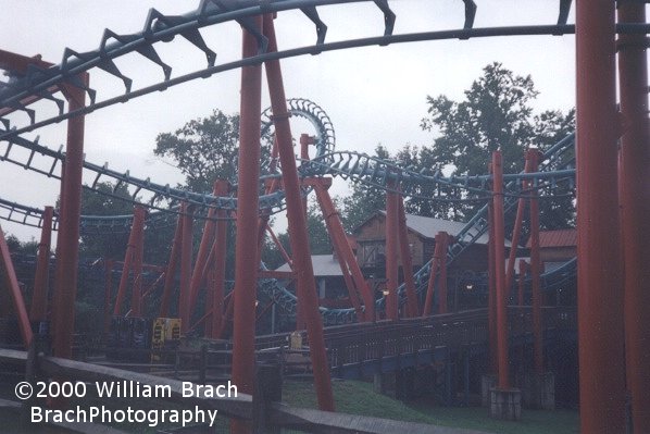 General overview of the Mind Eraser coaster.