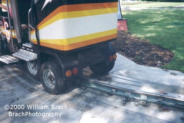 If you look closely, you'll see the Opryland USA logo on the license plate area of the black bumper.