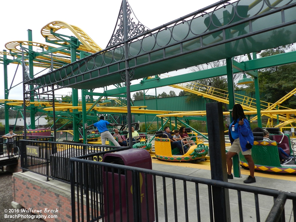 Ragin' Cajun was relocated from Six Flags Great America in Chicago for the 2014 season.