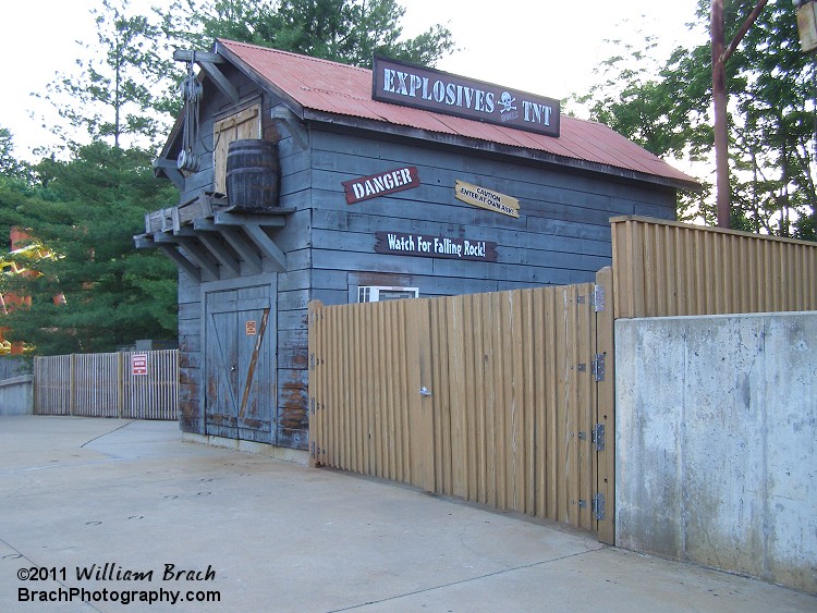 Props building for Renegade Rapids.