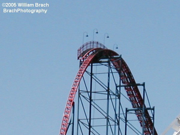 Top of the lift hill.