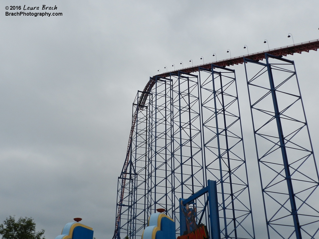 Superman's lift hill.