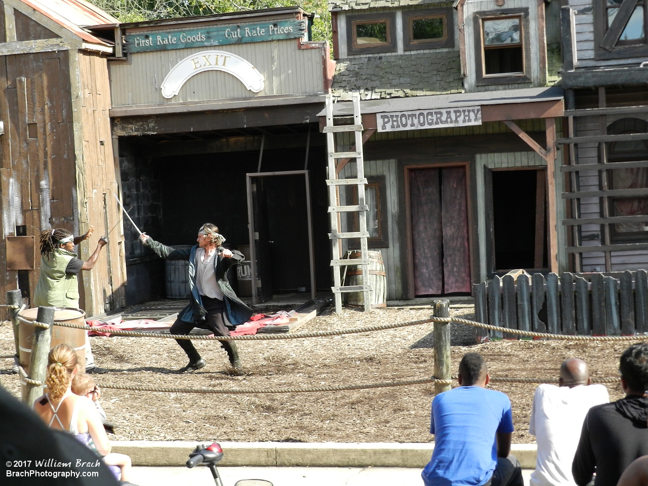 Stunt show action!