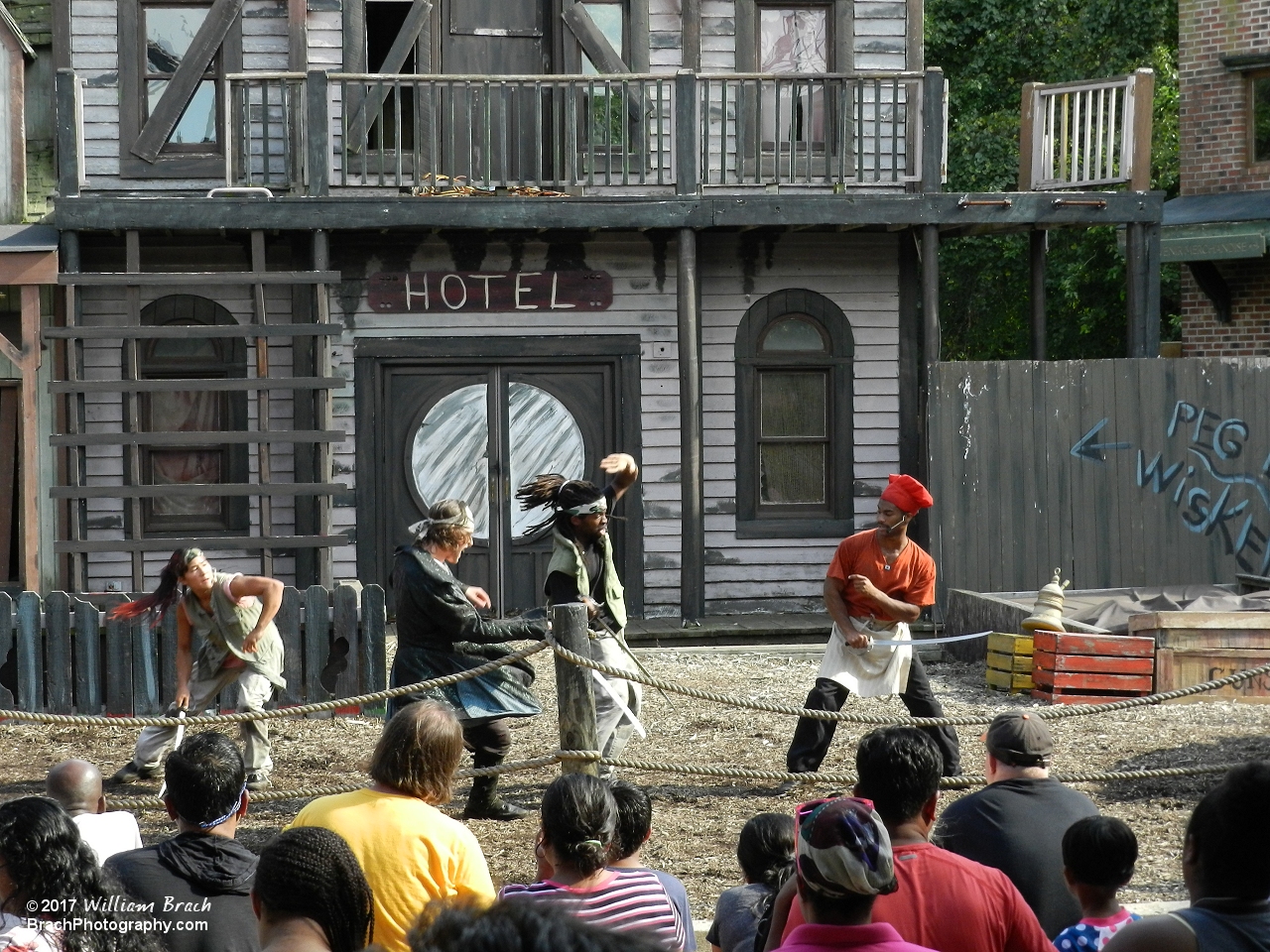 Stunt show action!