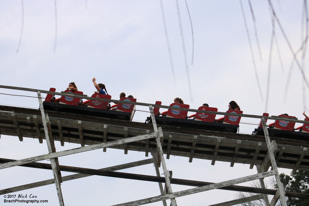 The lift hill.