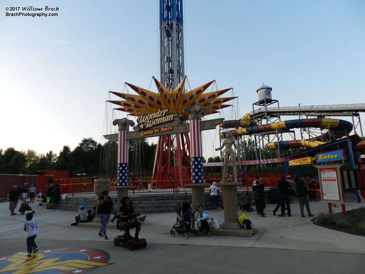 Overview of the new for 2017 ride: Wonder Woman: Lasso of Truth.