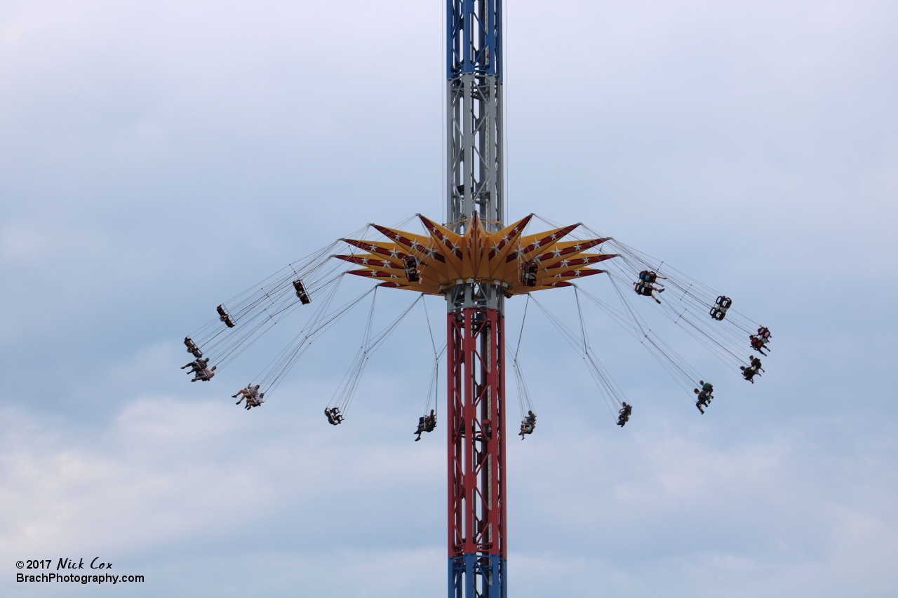 The tallest ride in the park.