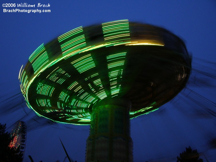 Lasso in green lights.