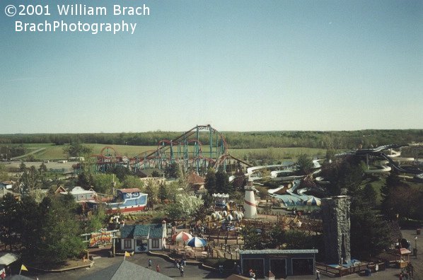 Seen in the distance from the Giant Wheel.