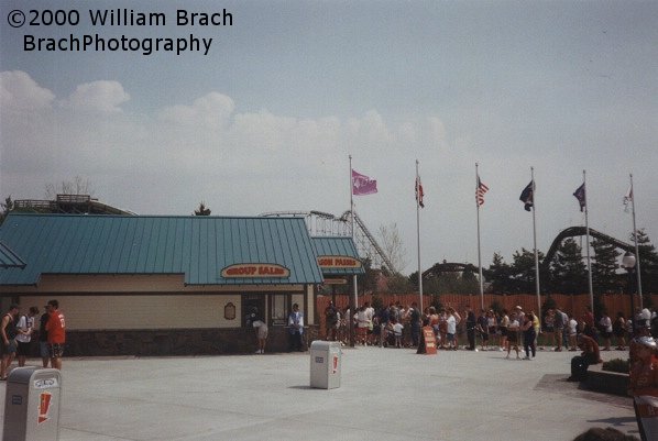 Season Pass processing building and Viper testing in the background.