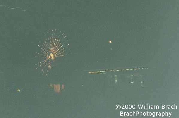 Giant Wheel's all lit up.