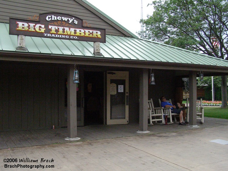 Souvineer shop in the campground section of the park.