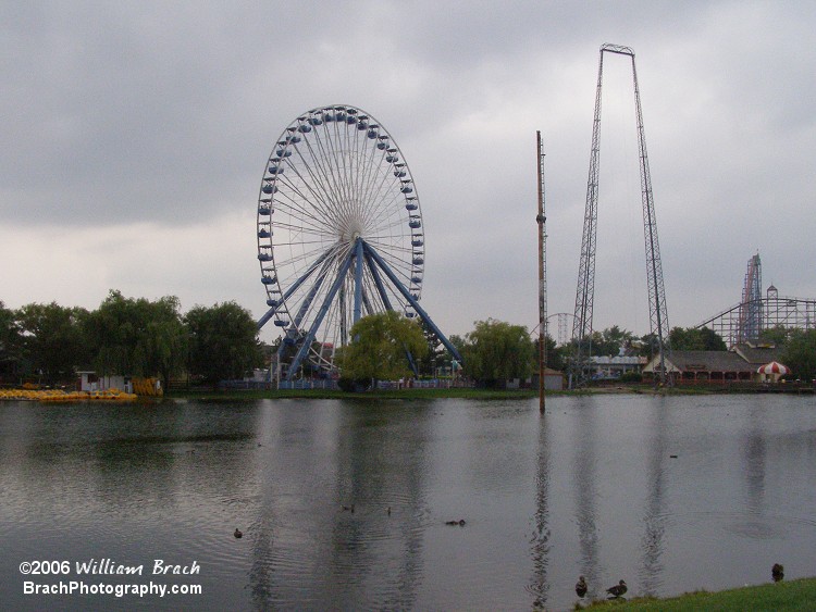 Giant Wheel from across Fun Lake.