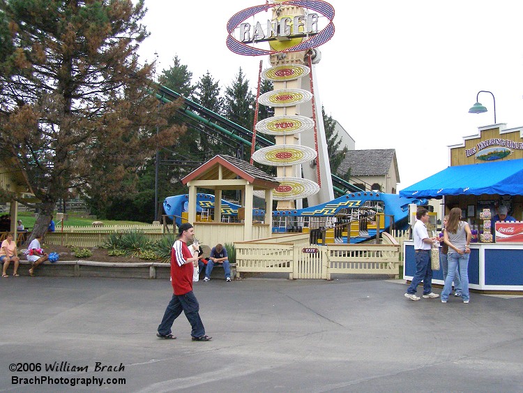 When Ranger opened at Six Flags Darien Lake in 1982, it was installed as part of a HUSS showcase at the park and was the first of its kind in the United States.