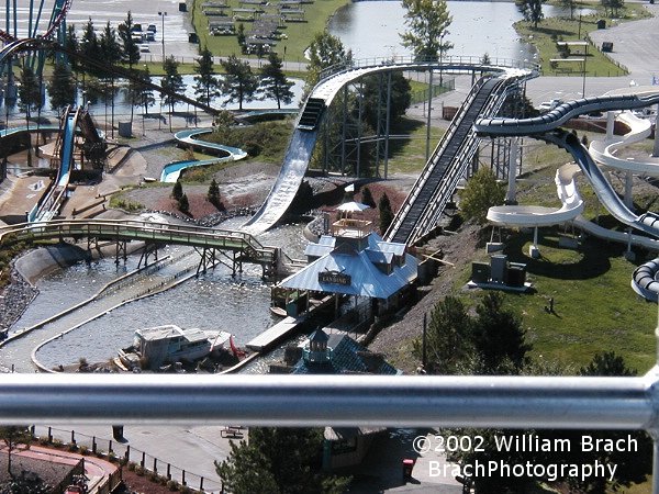 Shipwreck Falls replaced Cascade Canyon at Six Flags Darien Lake for the 2002 season.