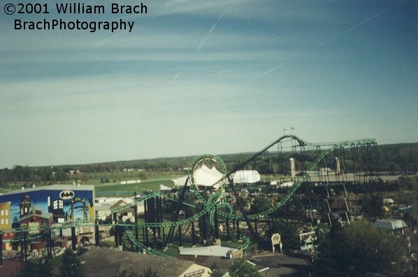 Most of Viper can be seen here from the Giant Wheel.