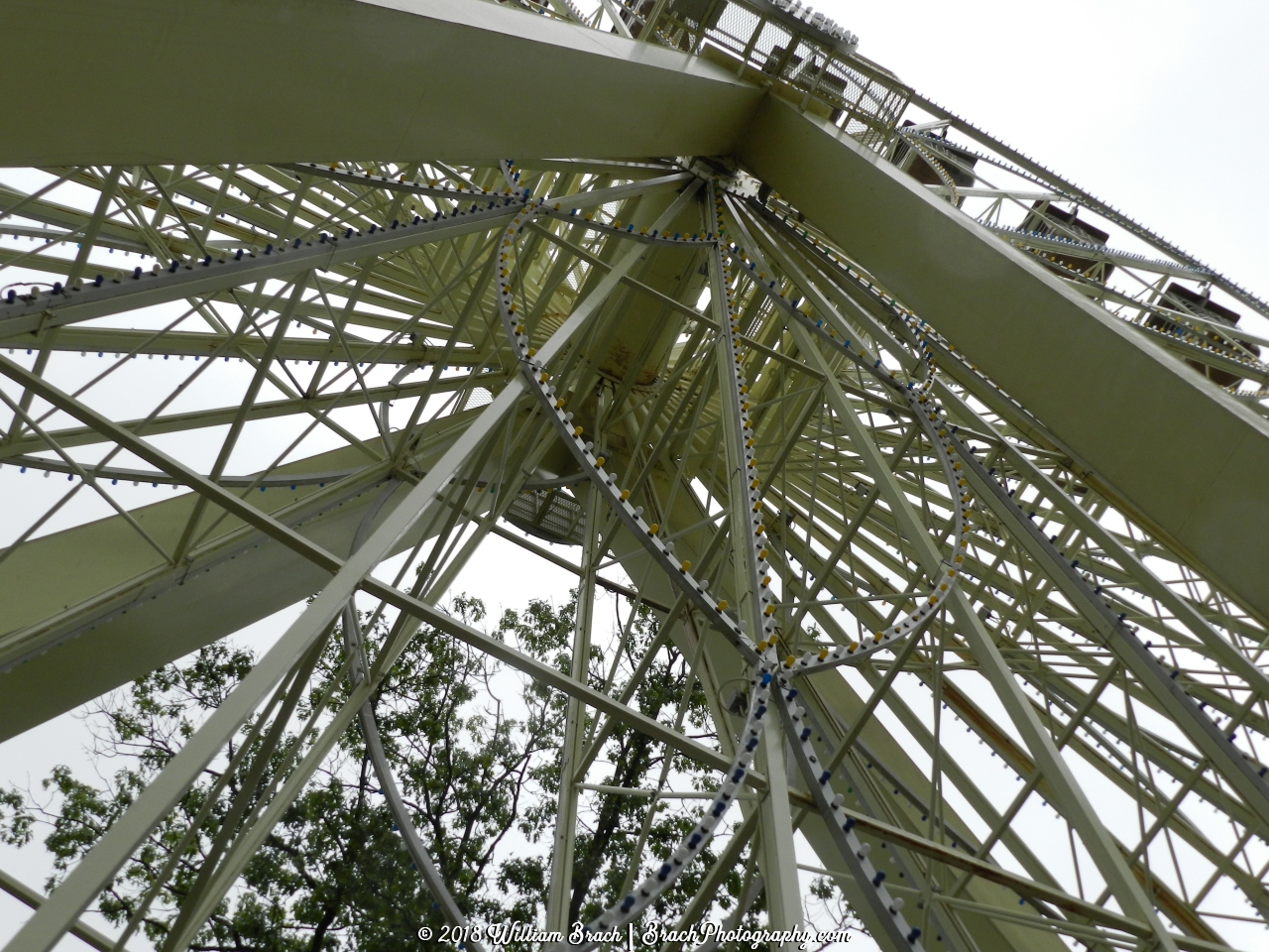 Looking at the Big Wheel at Six Flags Great Adventure.