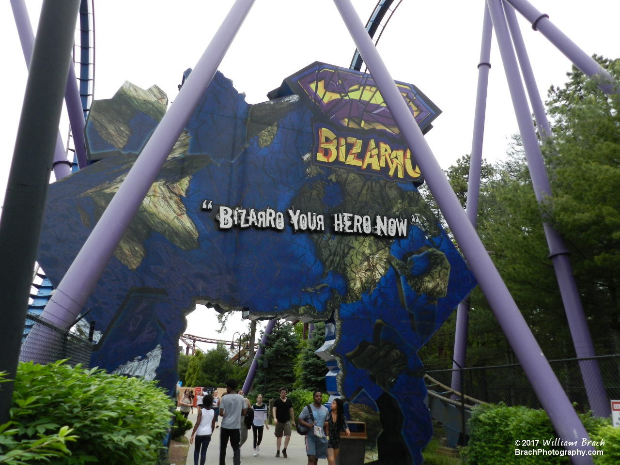 The exit path leading away from Bizarro.