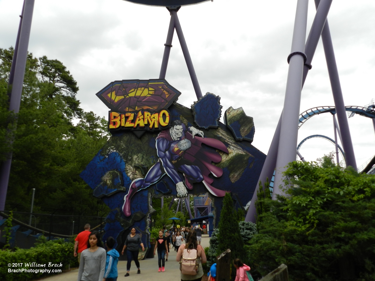 Entrance to Bizarro area.