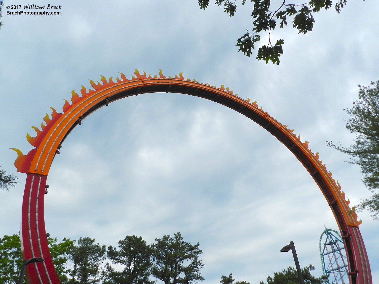 This is a carnival flat ride, not a roller coaster.