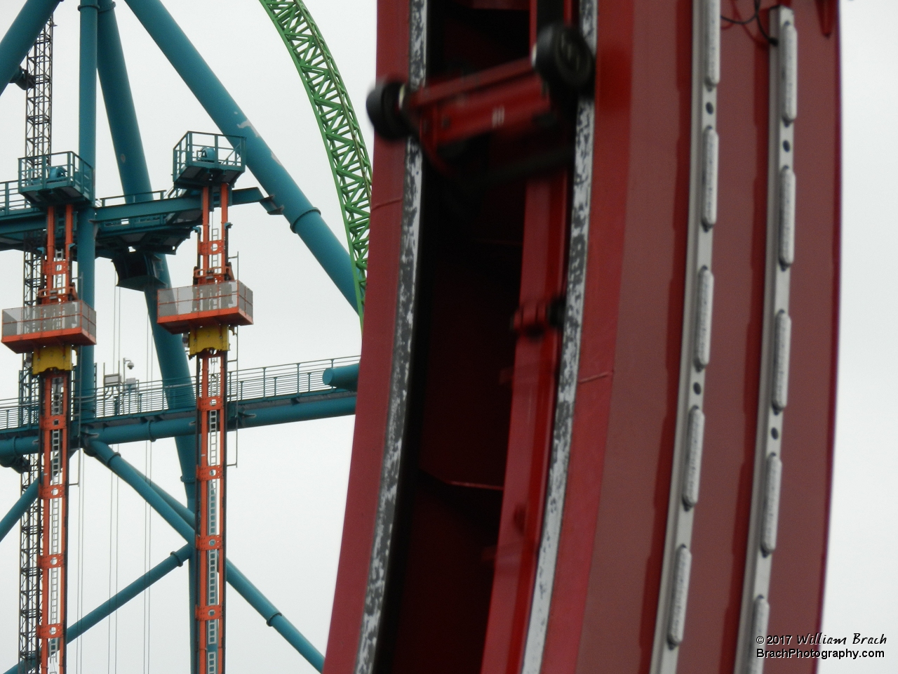 Detailed look at the rolling stock on El Diablo.