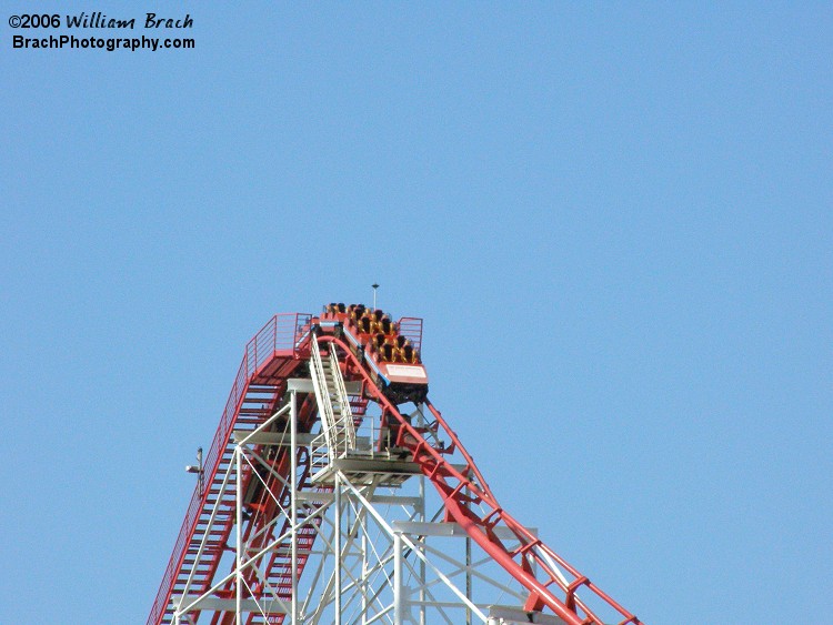 The Great American Scream Machine closed midway through the 2010 season and was demolished towards the end of the season to make way for a relocated B&M Standup coaster named The Green Lantern.  The Green Lantern was formerly known as Chang at then Six Flags Kentucky Kingdom.