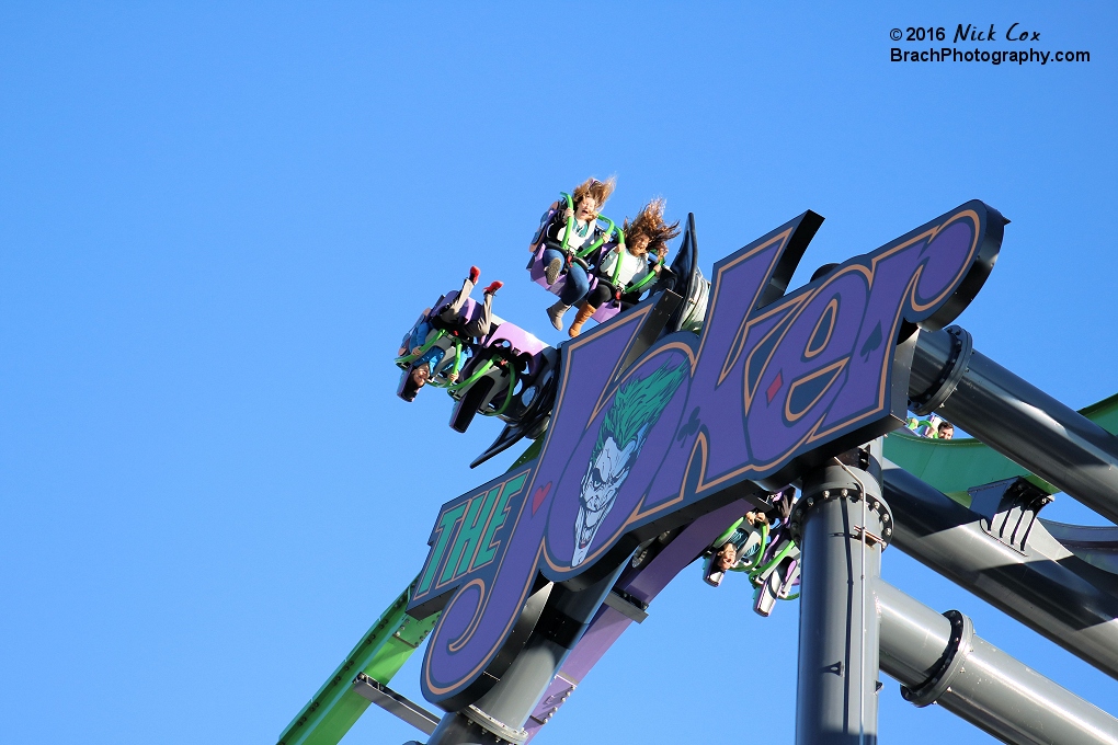 Some riders getting some hair-raising airtime.