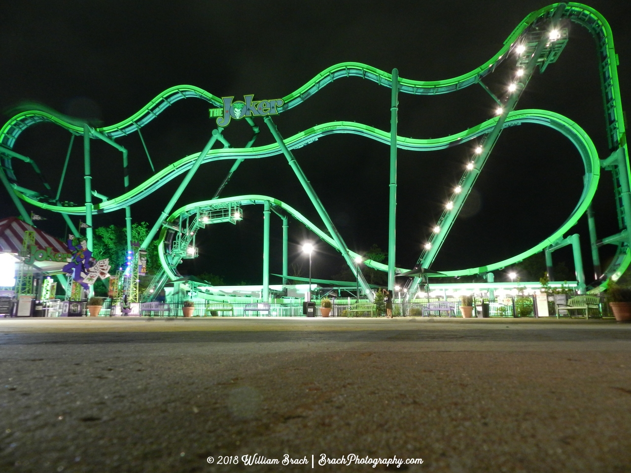 The Joker is BEAUTIFUL at night!