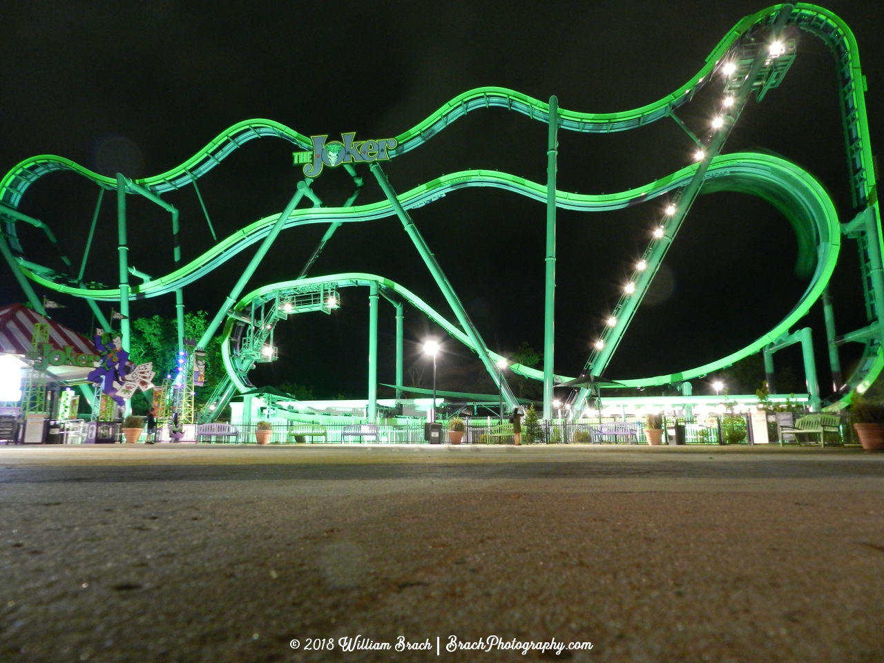 The Joker is BEAUTIFUL at night!