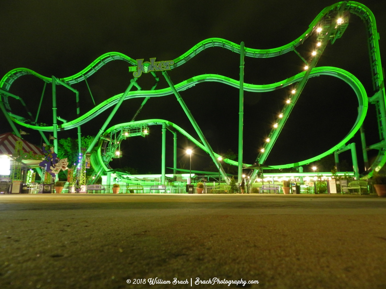 The Joker is BEAUTIFUL at night!