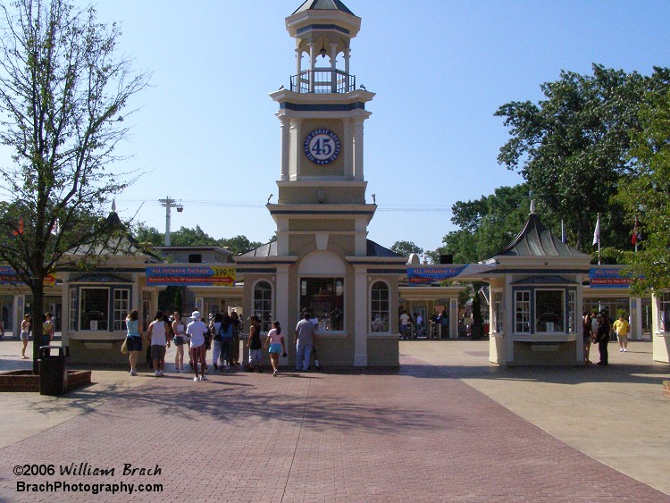 Entrance to Six Flags Great Adventure in Jackson, New Jersey!