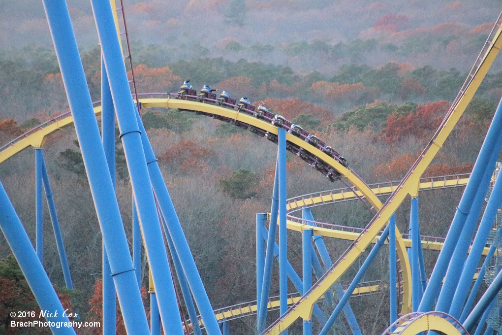 Nitro headed towards its intense helix.