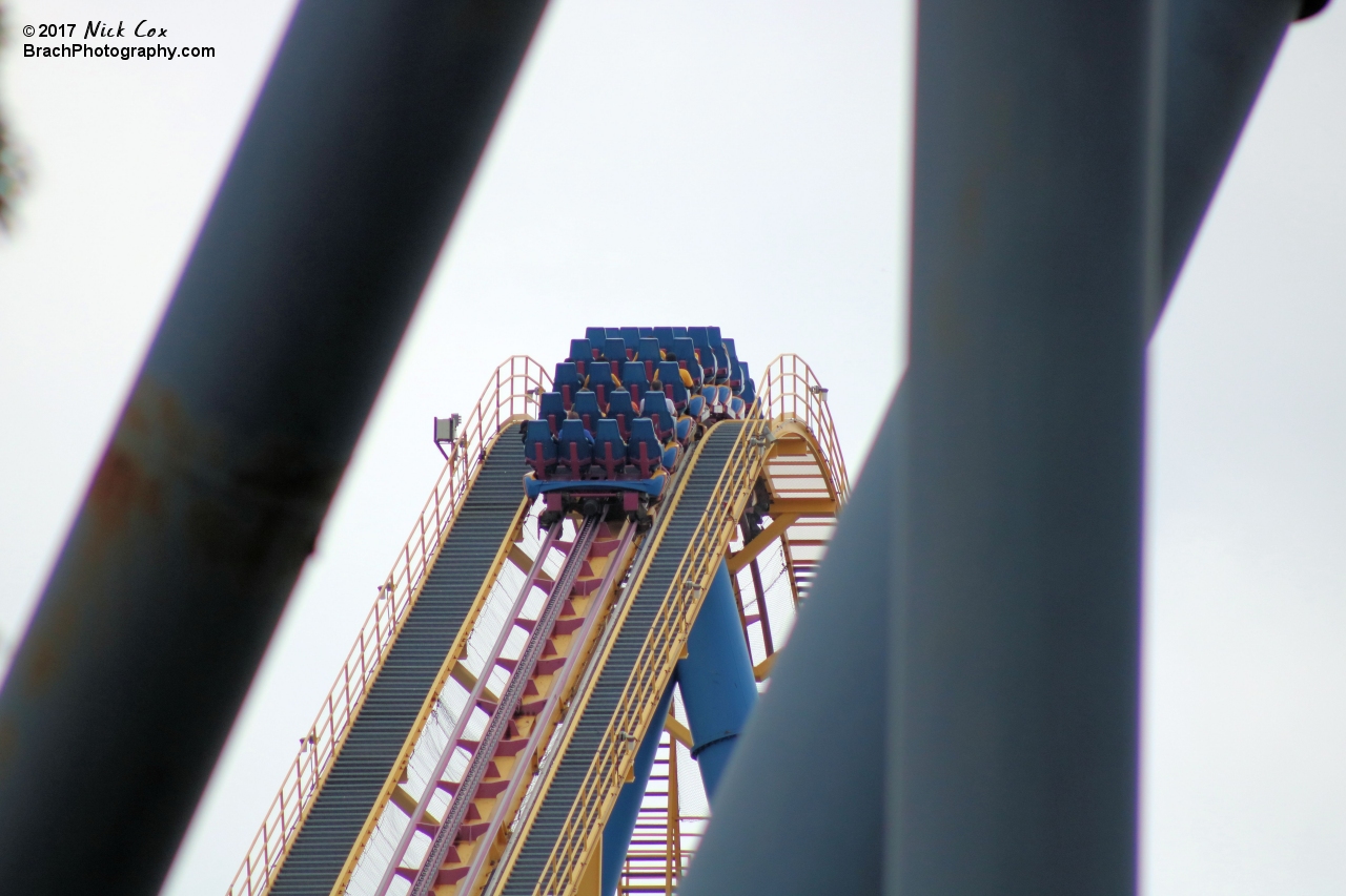 The lift hill.