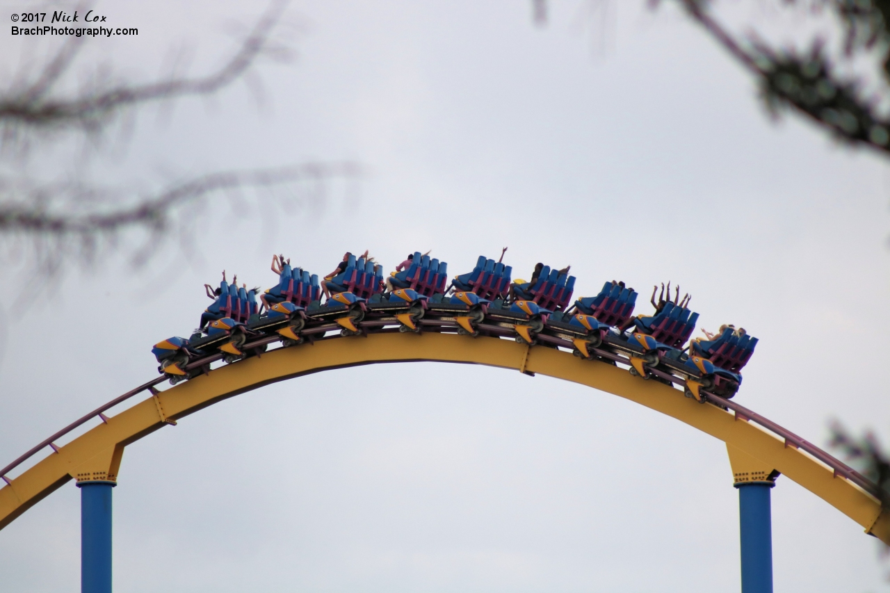 The train on the second airtime hill.