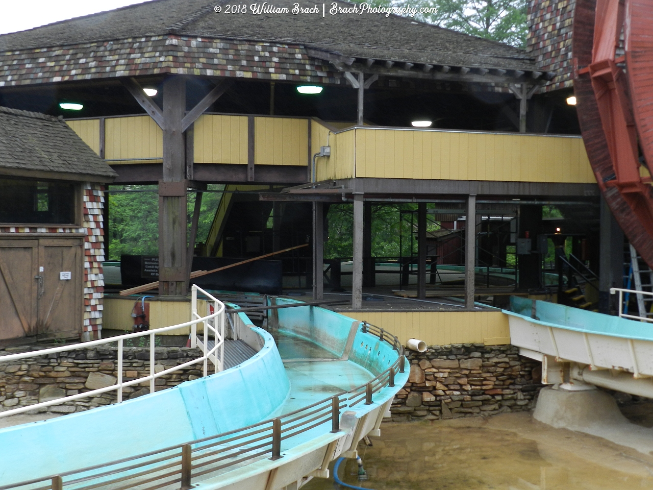 The Saw Mill Log Flume's station.