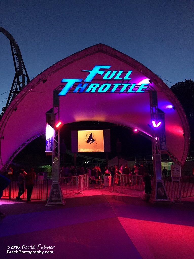 Entrance to Full Throttle.