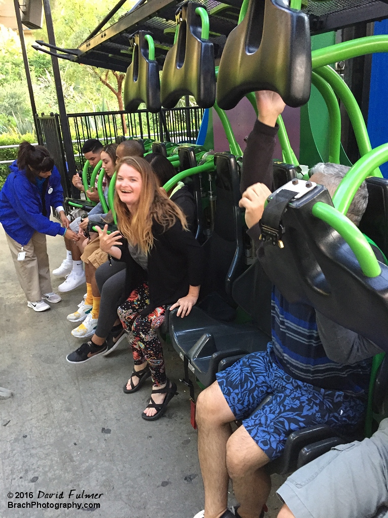 Marlena says she is getting scared to ride.