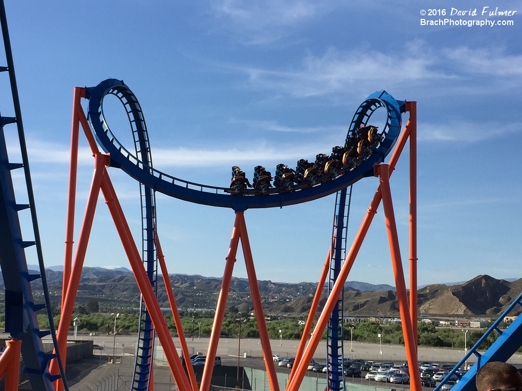 Train in the Cobra Roll element.