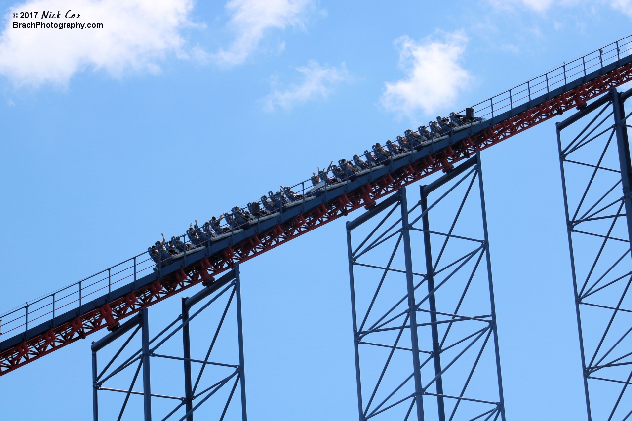 The lift hill.