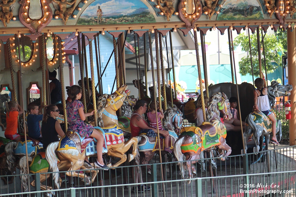 Carousel horses.