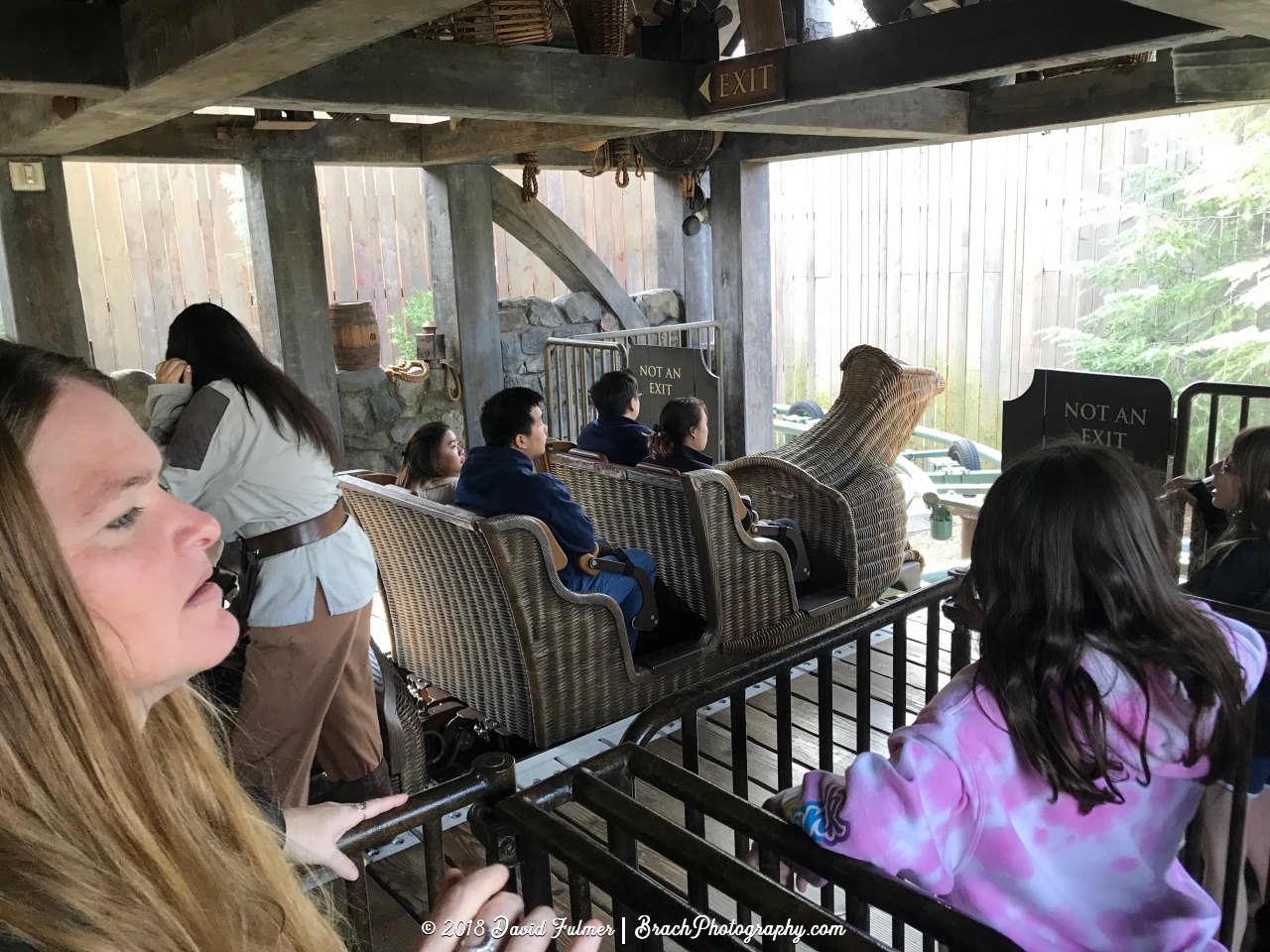 Lead car on Flight of the Hippogriff.