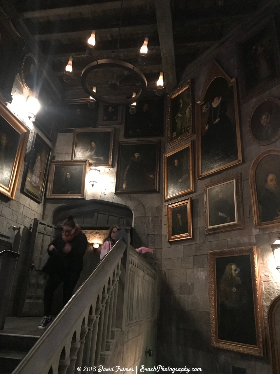 Inside the Forbidden Journey attraction.