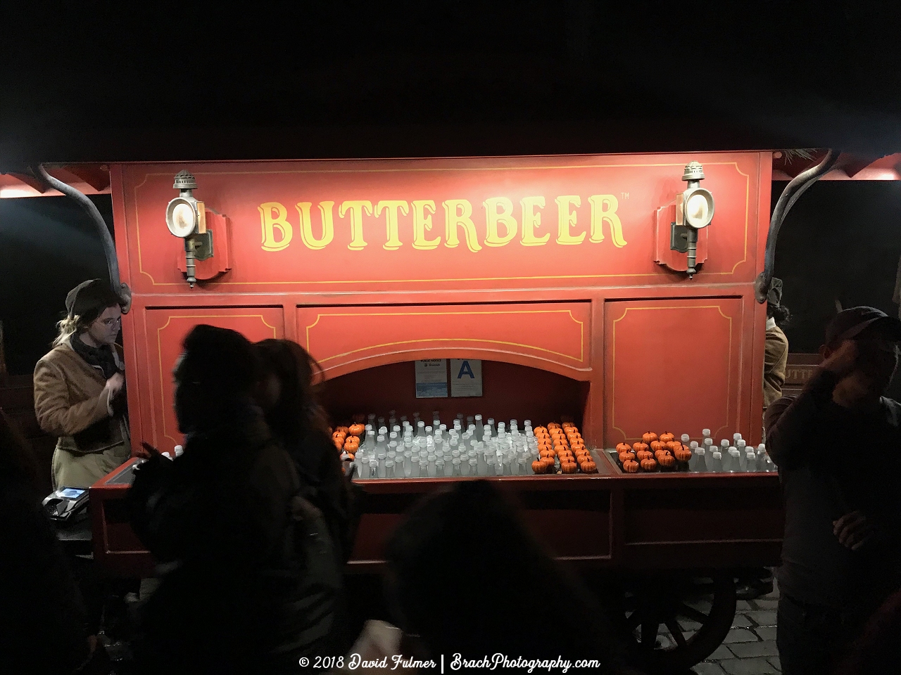 When in Hogsmeade, you MUST try Butterbeer or Pumpkin Juice!