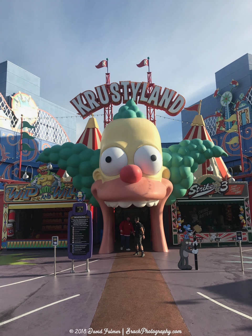 Entrance to Krustyland!