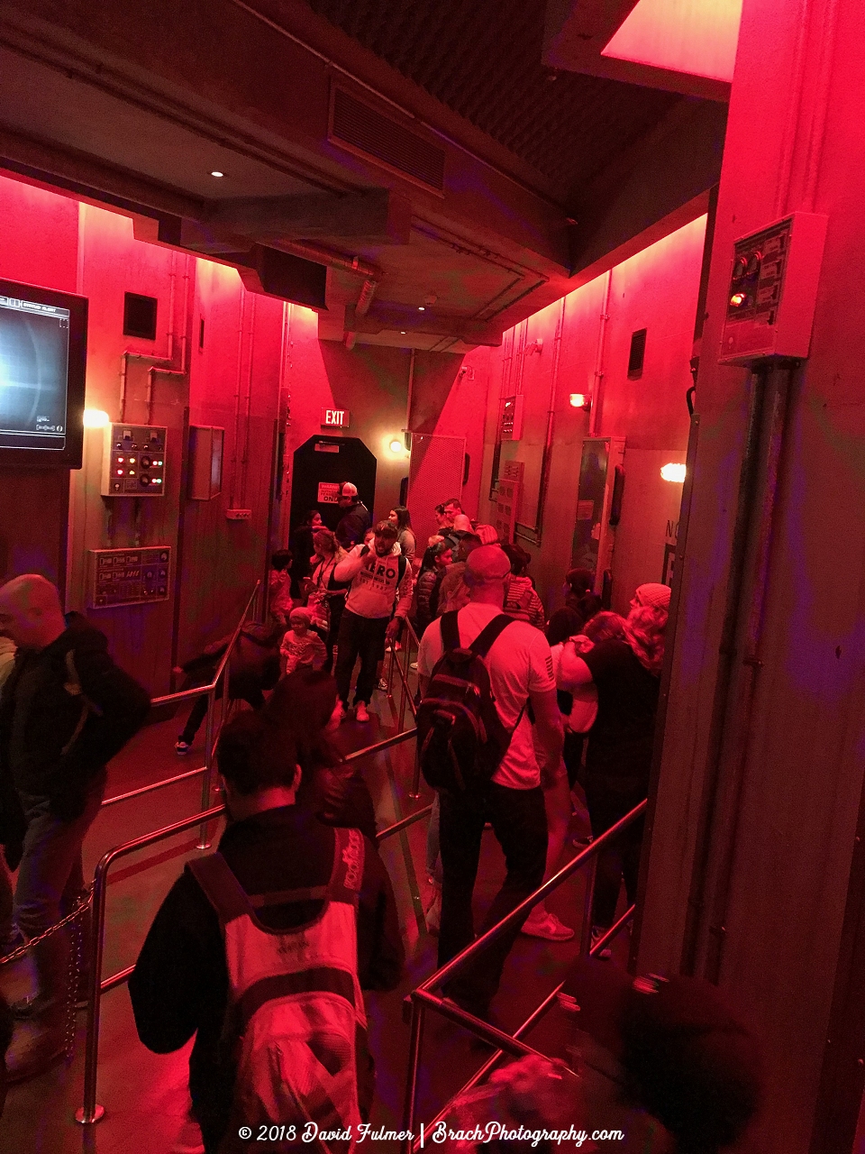 Inside the queue on Transformers: The Ride.