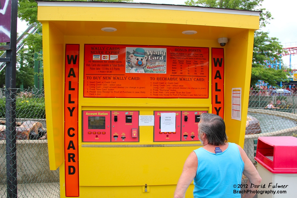 Waldameer Park welcomes you with free admission.  If you want to ride, you have to pay.  Ravine Flyer II cost me $4.50 per ride.